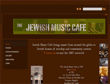 Tablet Screenshot of jewishmusiccafe.com